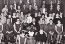 Kerstfeest bij Soep IDEAL, Izegem, 1965