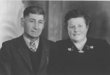 Huwelijksfoto Jules Detailleu en Marie Devos