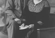 Huwelijksfoto Michel en Helene Declercq