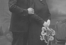 Huwelijksfoto Georges Declercq en Bertha Brulez Huwelijksfoto Georges Declercq en Bertha Brulez