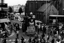 Reuzen Rolarius en Roobaert, batjesstoet, Roeselare, 1979