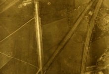 Luchtfoto spoorweg Roeselare-Ieper en Roeselare-Menen Luchtfoto spoorweg Roeselare-Ieper en Roeselare-Menen