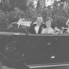 Huwelijksfoto Carlos Lapeire en Sonia Vandoorne, Izegem, 13 augustus 1976