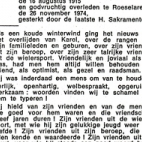 Albert Karel Tersago, Roeselare