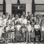 Diploma-uitreiking, Lichtervelde, juni 1991