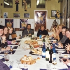 Juffrouw Yvette neemt afscheid van De Valke, Lichtervelde, december 2001