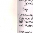Handgemaakte menukaarten