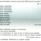 Herinneringen aan de stichters van Soubry, Roeselare