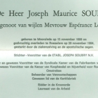 Herinneringen aan de stichters van Soubry, Roeselare