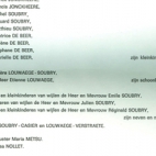 Herinneringen aan de stichters van Soubry, Roeselare