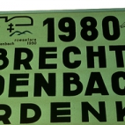 Reclamebord herdenking Albrecht Rodenbach