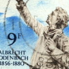 Postzegel Albrecht Rodenbach