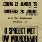 Toneelaffiche 1956