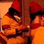 Muziekkorps van Gits neemt deel aan Kattenstoet, 1972