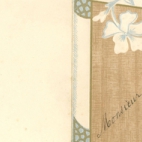 Franstalige menukaart 1906