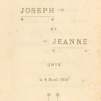 Franse menukaart 1910