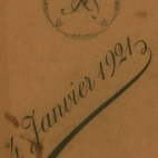 Franstalige menukaart 1921 (2)