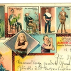 Officiële postkaart van het Barnum en Bailey circus met artiesten (1)