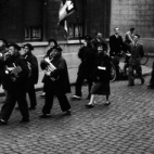 Batjesstoet, Muziek der Aloude Sicambers, Noordstraat, Roeselare, 1953